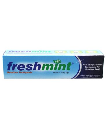 Toothpaste Freshmint Mint Flavor (4.3oz, 0.6oz, 2.75oz Tubes)