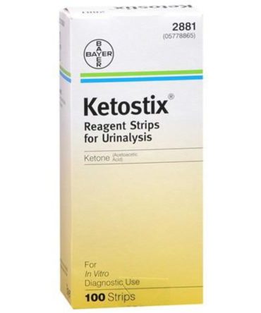 Bayer Ketostix Reagent Strips – Box of 100