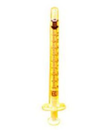 Becton Dickinson Oral Syringe with Tip Cap 1mL, Clear, Non-Sterile – Box of 100