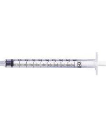 Becton Dickinson Syringe with Slip Tip 20mL, 1mL Graduated – Each