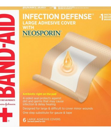 Band-Aid Infection Defense Large Band-aid, 6 ct.