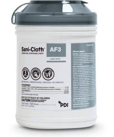 Sani-Cloth P13872 AF3 Alcohol-Free Disposable Disinfectant Wipes  160 Count