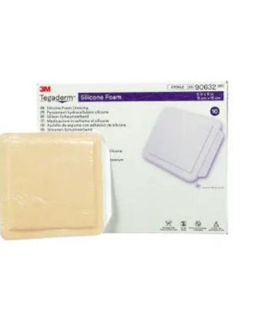 3M Tegaderm Silicone Foam Dressing (10/Box)